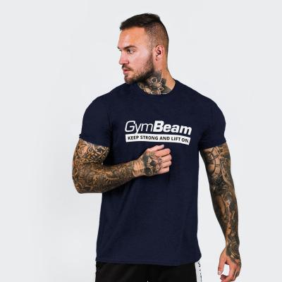 GymBeam Tričko Keep Strong Navy  LL