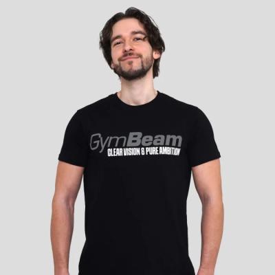 GymBeam Tričko Pure Ambition Black S