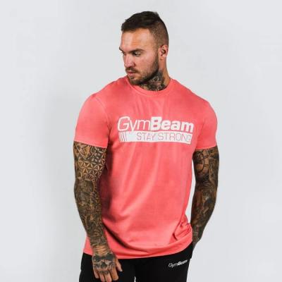 Gymbeam Tričko Stay Strong Coral XXL