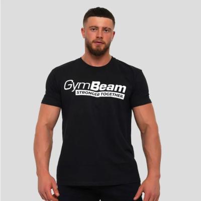 GymBeam Tričko Stronger Together Black  XXLXXL