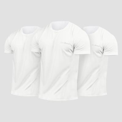 GymBeam Tričko TRN 3Pack White  L - 3pack