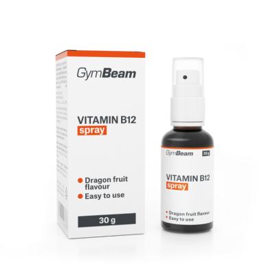 GymBeam Vitamín B12 v spreji 30 g dragon fruit