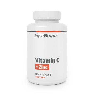 GymBeam Vitamín C + zinok 120 tab.