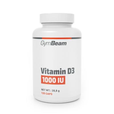 GymBeam Vitamín D3 1000 IU bez príchute