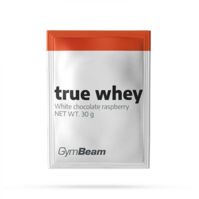 GymBeam Vzorka True Whey 30 g arašidové maslo