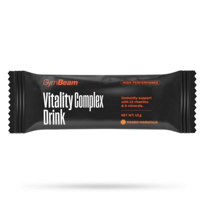 GymBeam Vzorka Vitality Complex Drink 600 x 12 g zelené jablko