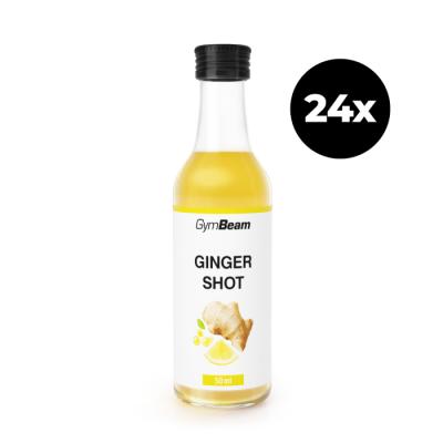 GymBeam Zázvorový shot 24 x 50 ml