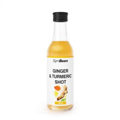 GymBeam Zázvorový shot s kurkumou 24 x 50 ml