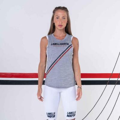 LABELLAMAFIA Dámske tielko Essentials Grey S