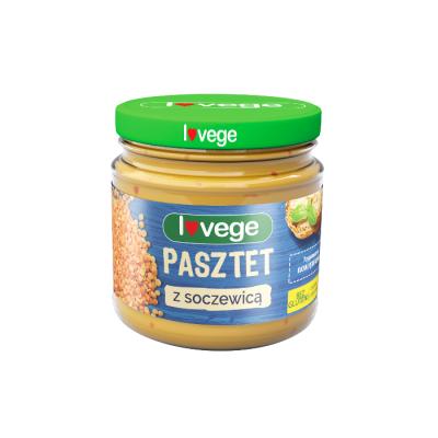 Lovege Vegánska nátierka 180 g šošovicová