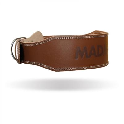 MADMAX Fitness opasok Full Leather Chocolate Brown  S