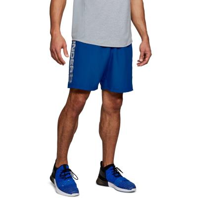 Men´s Shorts Woven Graphic Wordmark Shorts Blue  S