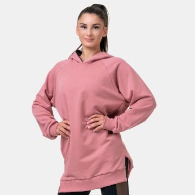 NEBBIA Dámska mikina Everyday Hero Long Old Rose L