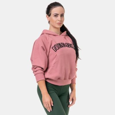 NEBBIA Dámska mikina Iconic Hero Old Rose L