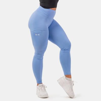 NEBBIA Dámske legíny Active High Waist Smart Pocket Light Blue  S