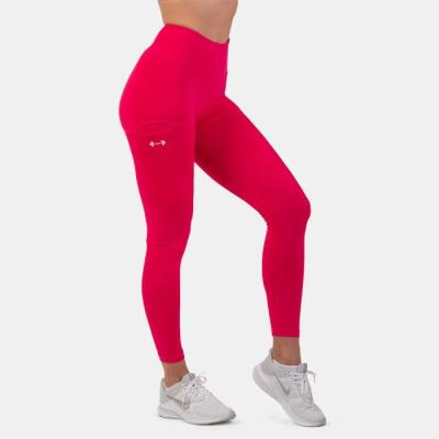 NEBBIA Dámske legíny Active High Waist Smart Pocket Pink  M