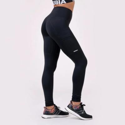 NEBBIA Dámske legíny High Waist Fit&Smart 505 Black  L