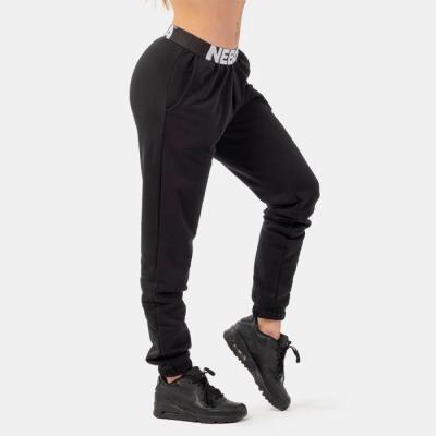 NEBBIA Dámske tepláky Iconic Mid-Waist Black  M