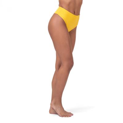 NEBBIA High Waist Retro Bikini spodný diel Yellow  M