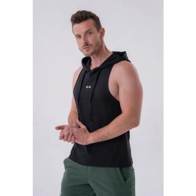NEBBIA Pánske Tielko Hoodie Black LL