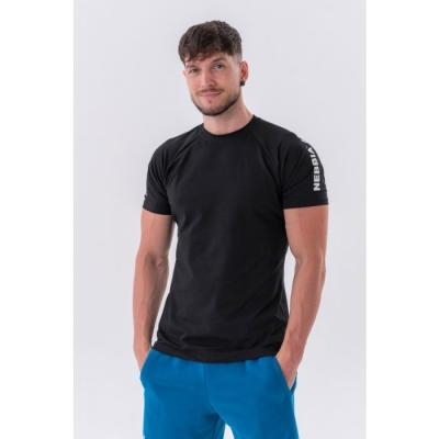 NEBBIA Pánske tričko Sporty Fit Essentials Black XLXL