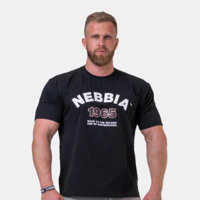 NEBBIA Tricko Golden Era Black  XL