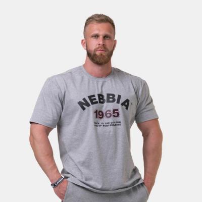 NEBBIA Tricko Golden Era Grey L