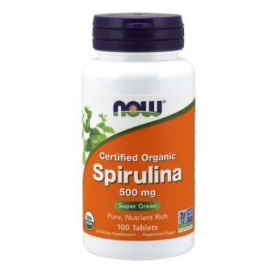 NOW Foods Spirulina 500 mg 100 tab.