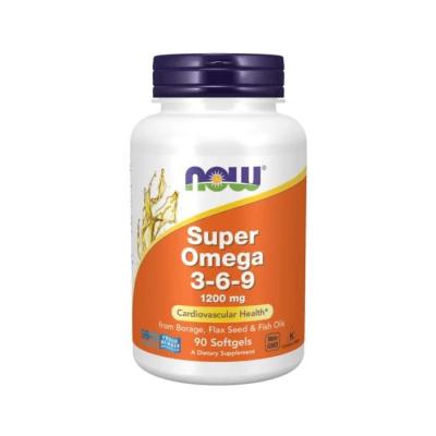 NOW Foods Super Omega 3-6-9 1200 mg 180 softgel kapsúl