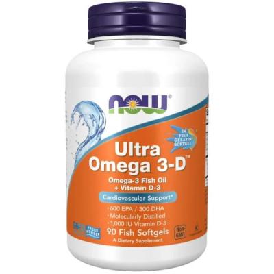 NOW Foods Ultra omega-3 s vitamínom D