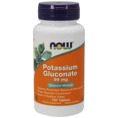 Now Potassium Gluconate, 99 mg, 100 tablet