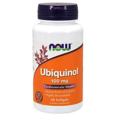 NOW Ubiquinol Kaneka 100 mg 60 softgel kapsúl