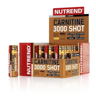 NUTREND Carnitine 3000 SHOT 60 ml pomaranč