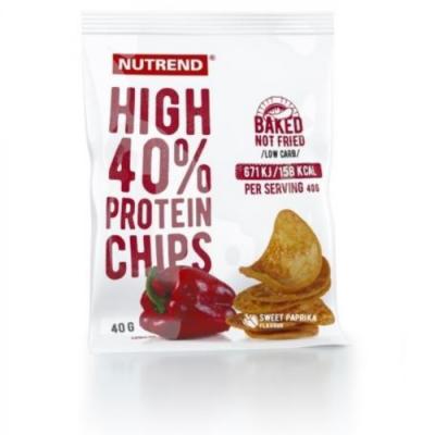 Nutrend High Protein Chips 40 g soľ