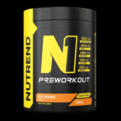 NUTREND N1 Pre-Workout 10 x 17 g červený pomaranč