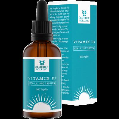 Ölmühle Solling Vitamín D3 kvapky 50 ml