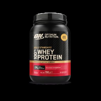 Optimum Nutrition 100 Whey Gold Standard lahodná jahoda