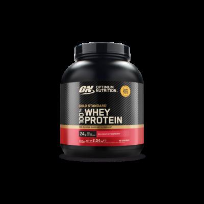 Optimum Nutrition 100 Whey Gold Standard lahodná jahoda