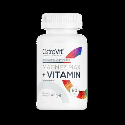 OstroVit Magnez MAX + Vitamín 60 tabs