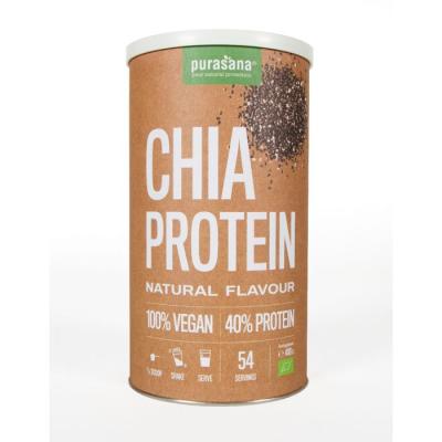 Purasana Chia Protein BIO 400 g čokoláda