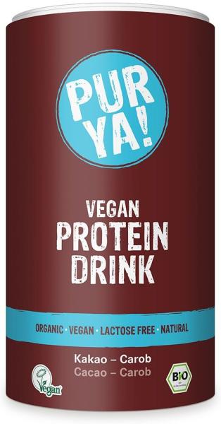 PURYA! Vegan Protein Drink BIO 550 g kakao carob