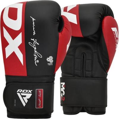 RDX Boxerské rukavice F4 HOOK & LOOP Red  10 OZ