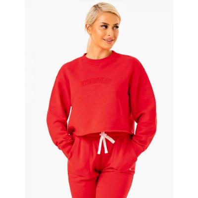 Ryderwear Dámska mikina Ultimate Fleece Red XS