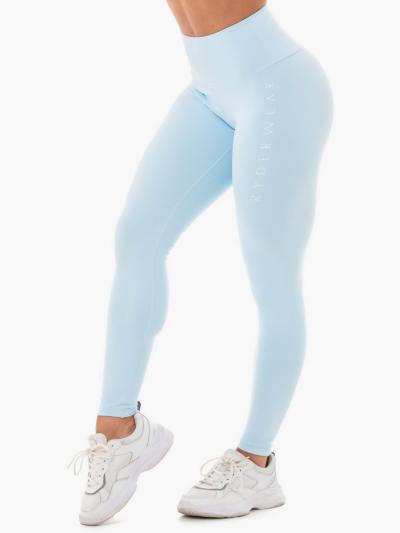 Ryderwear Dámske legíny Staples Scrunch Bum Sky Blue  M