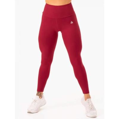 Ryderwear Dámske legíny Staples Scrunch Bum Wine Red  L