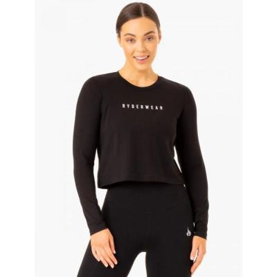 Ryderwear Dámske tričko Long Sleeve Top Foundation Black  L