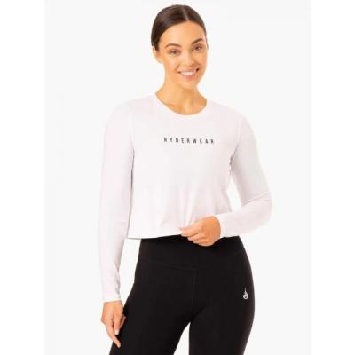 Ryderwear Dámske tričko Long Sleeve Top Foundation White  L