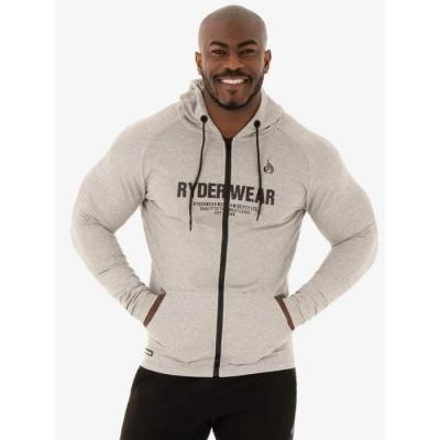 Ryderwear Mikina Zipper Hoodie Focus Grey  L