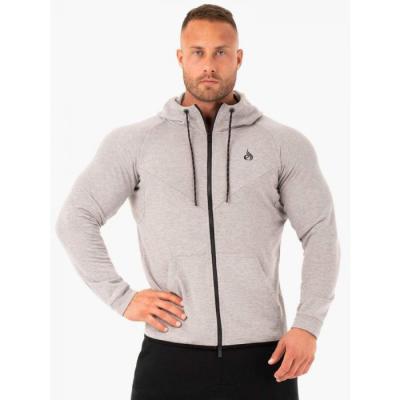 Ryderwear Pánska mikina Athletic Zip Up Hoodie sivá LL