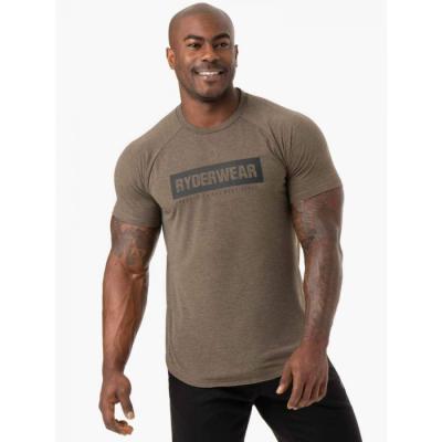 Ryderwear Pánske tričko Iron Khaki Marl  S